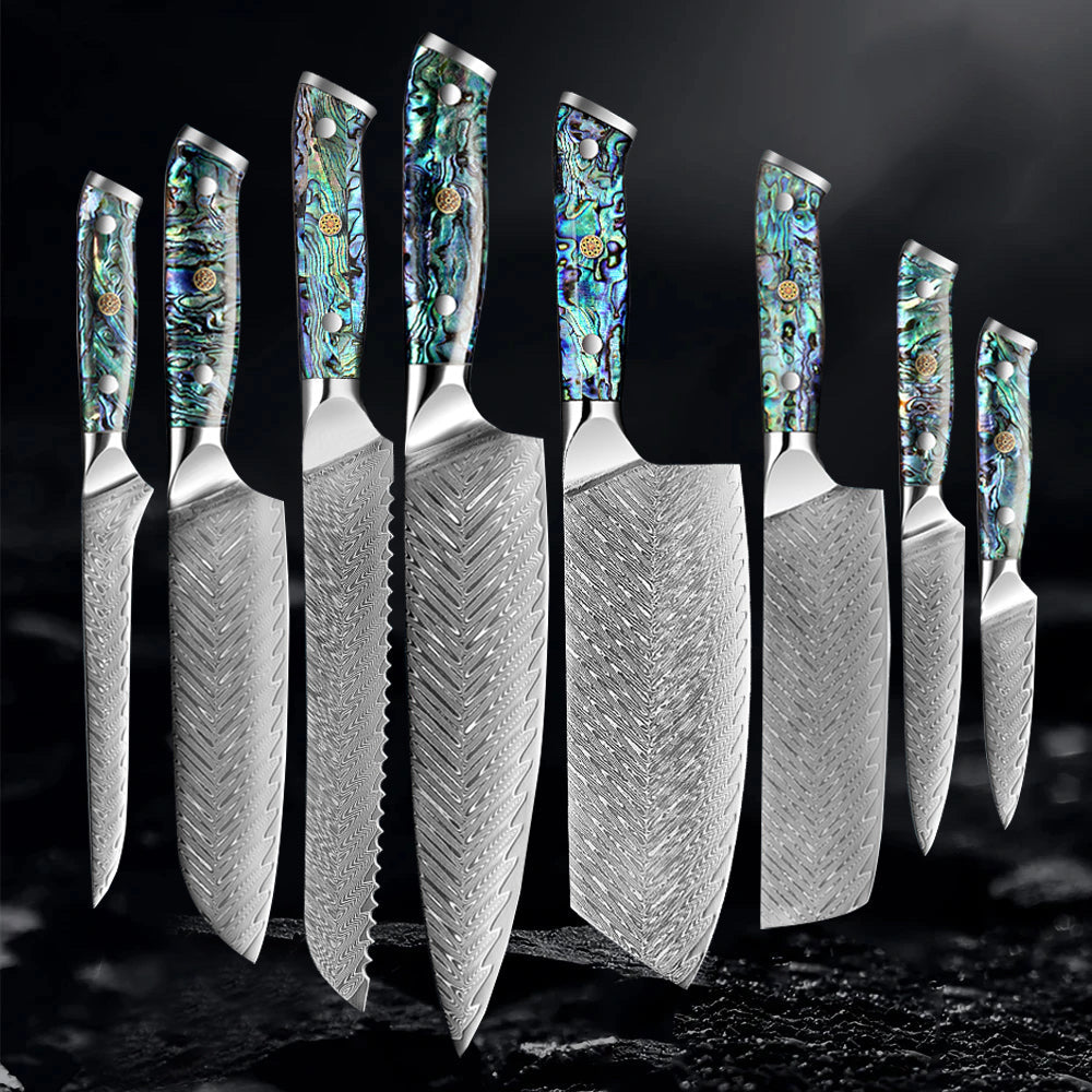 "Okugai" Collection - Premium Japanese Damascus Knives