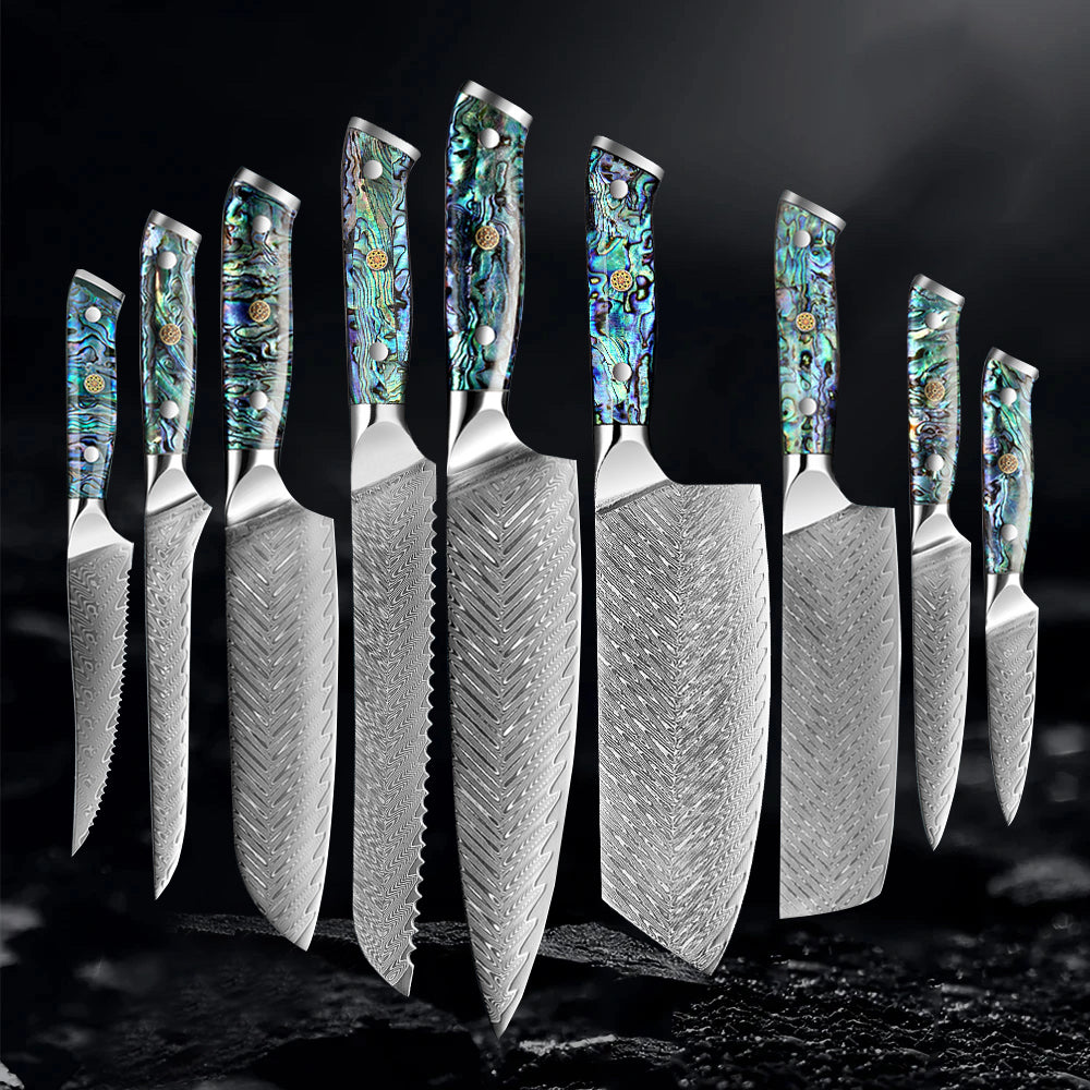 "Okugai" Collection - Premium Japanese Damascus Knives